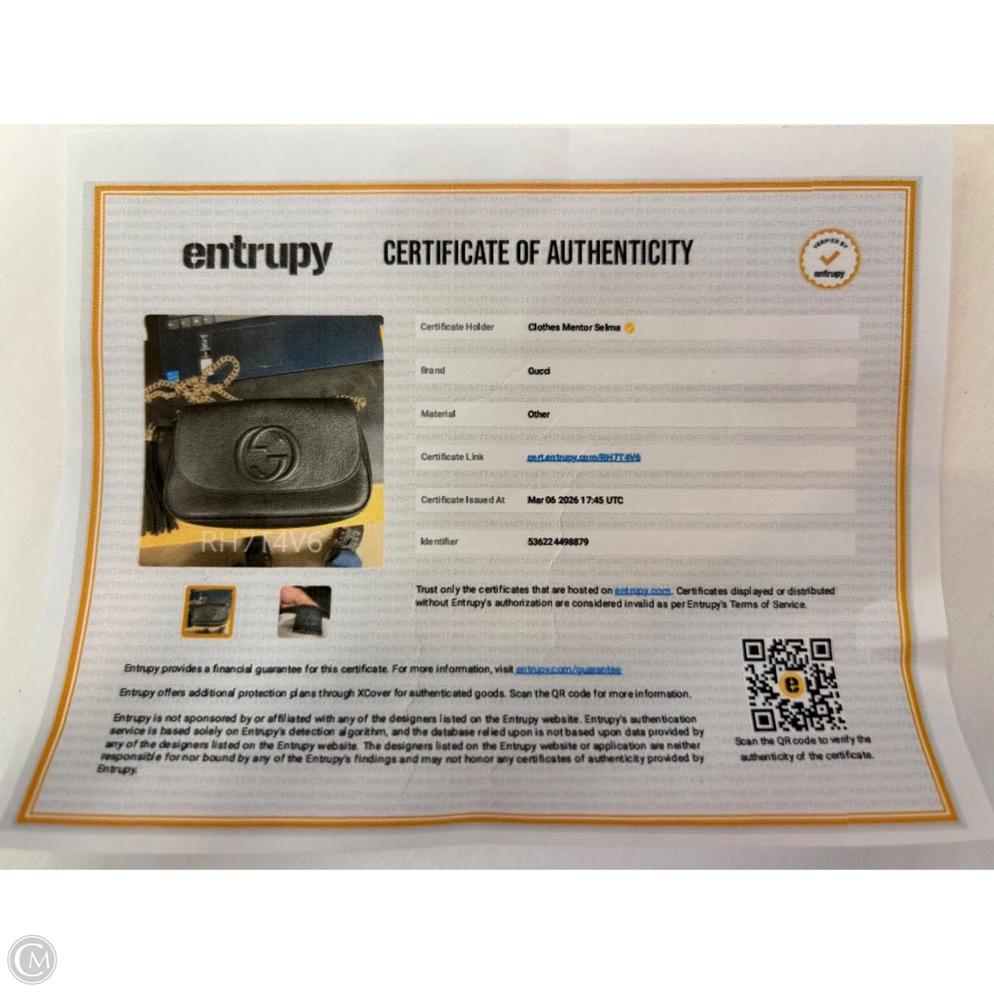 Handbag Luxury Designer By Gucci, Size: Small