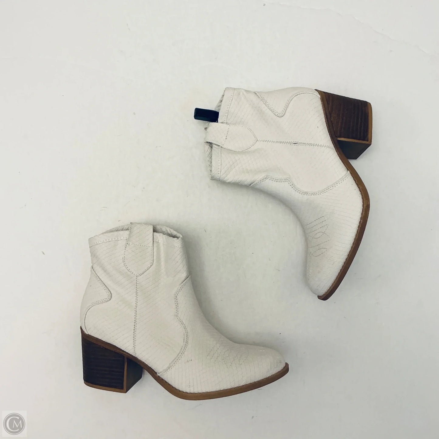 Boots Western By Dirty Laundry In White, Size: 8.5