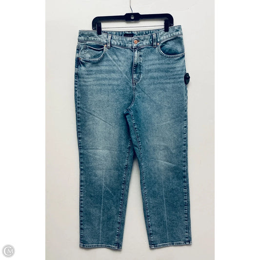 Jeans Straight By Talbots In Blue, Size: 14