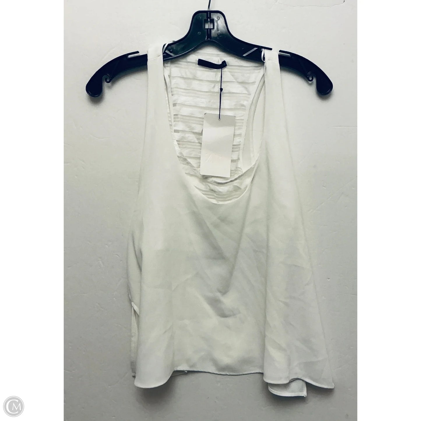 Top Sleeveless By Zara In White, Size: M