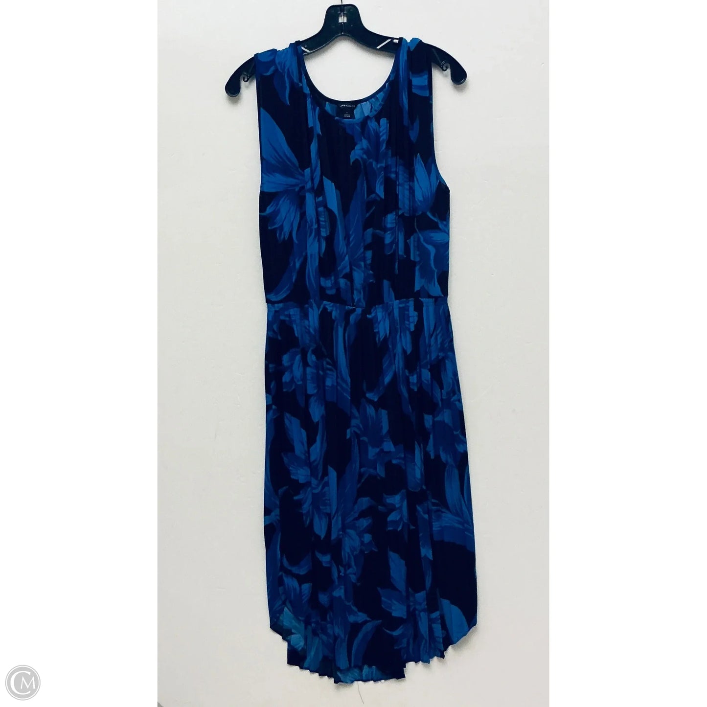 Dress Casual Midi By Ann Taylor In Floral Print, Size: L