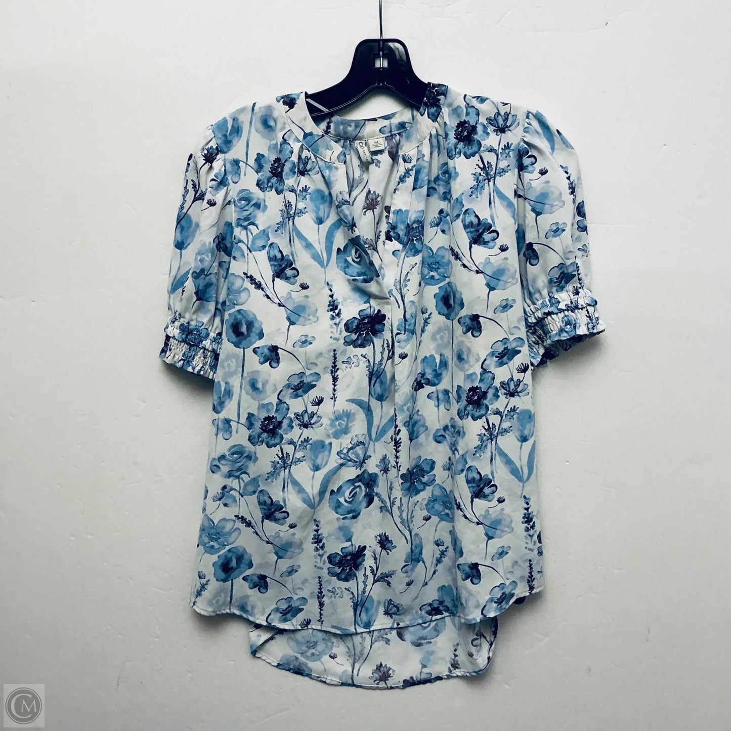 Top Short Sleeve By Cato In Floral Print, Size: M