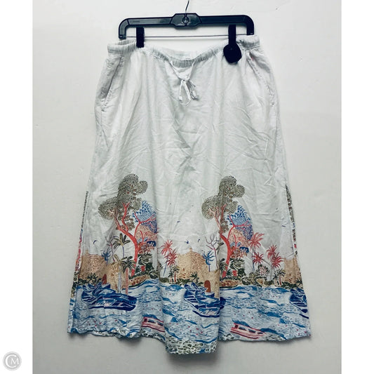 Skirt Maxi By Cynthia Rowley In Floral Print, Size: Xl