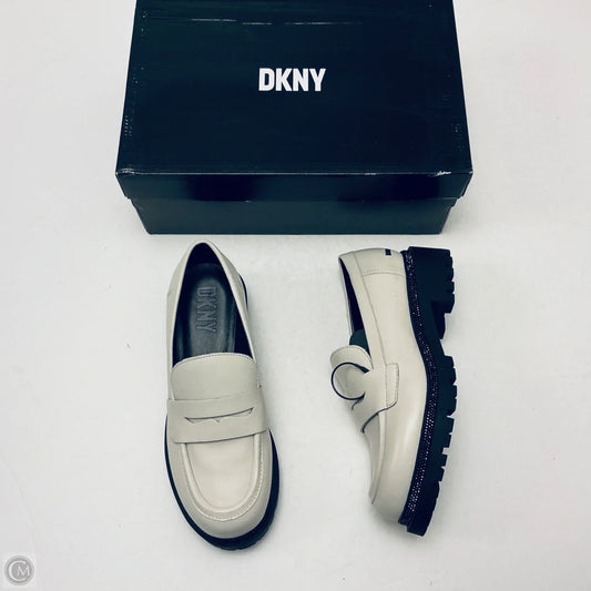 Shoes Heels Block By Dkny In White, Size: 7.5