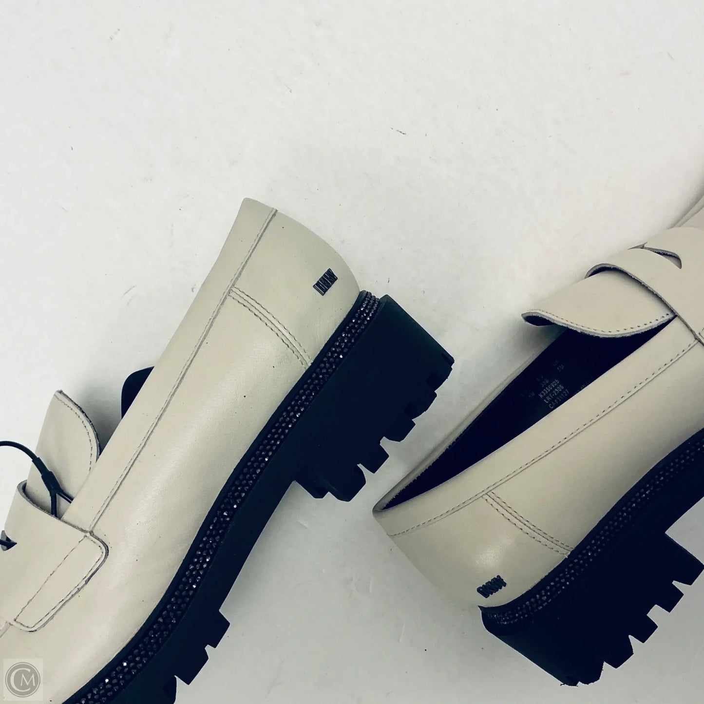 Shoes Heels Block By Dkny In White, Size: 7.5