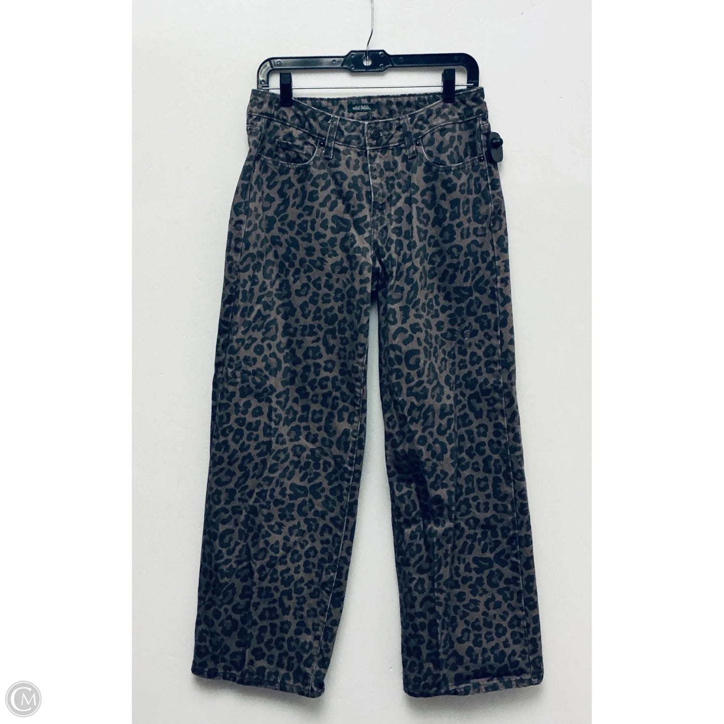 Jeans Wide Leg By Wild Fable In Animal Print, Size: 6