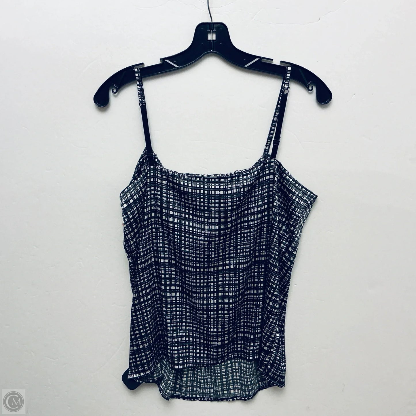Top Sleeveless By New York And Co In Black & White, Size: M