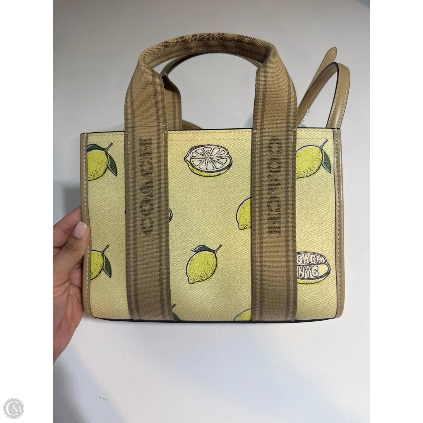 Handbag Designer By Coach, Size: Small