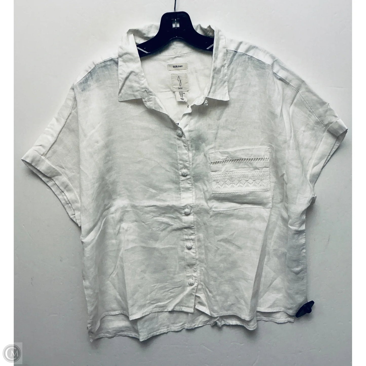 Top Short Sleeve Basic By Joie In Cream, Size: Xl
