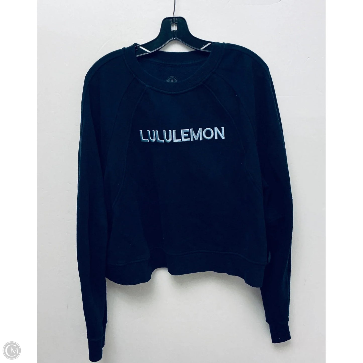 Athletic Sweatshirt Collar By Lululemon In Navy Size: 10