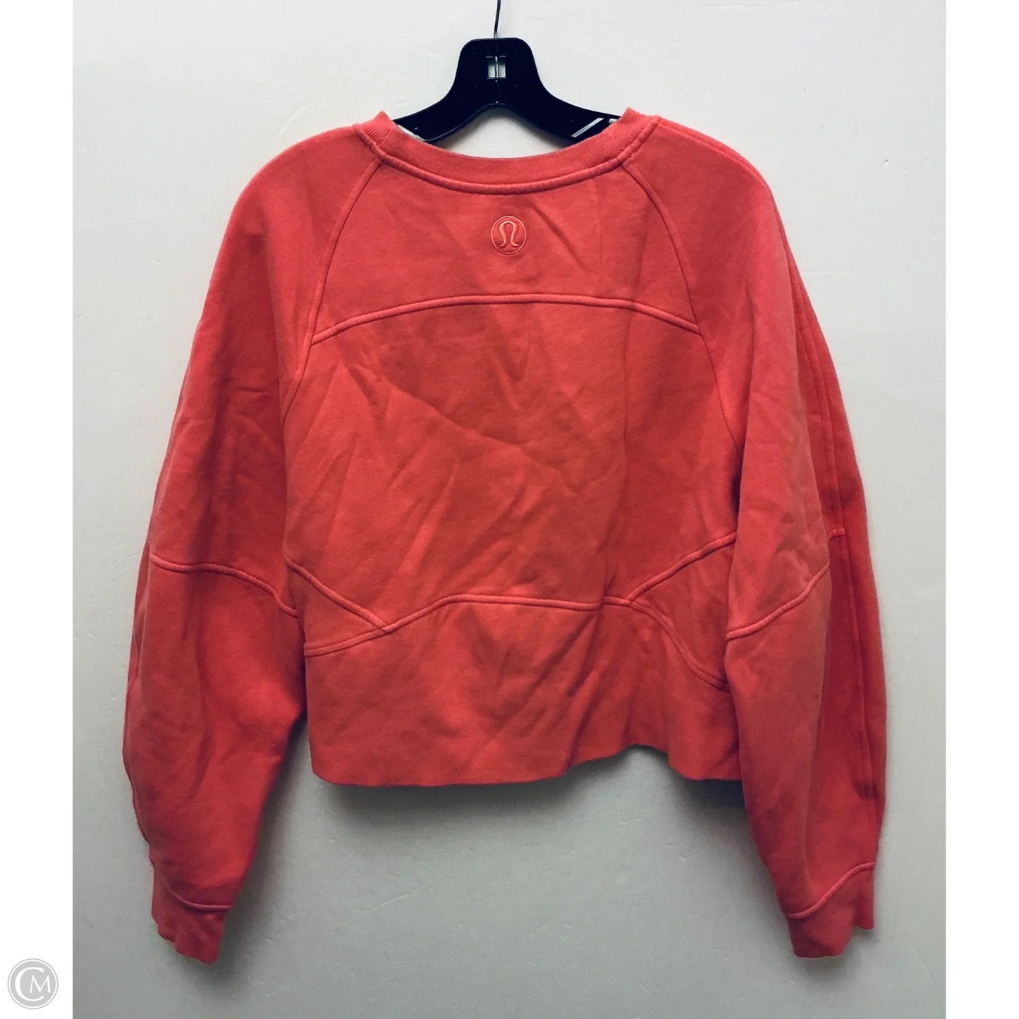 Athletic Sweatshirt Collar By Lululemon In Pink, Size: L