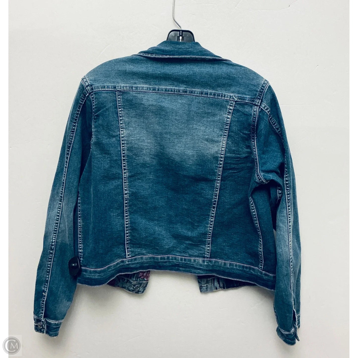 Jacket Denim By Cmf In Blue, Size: Xl
