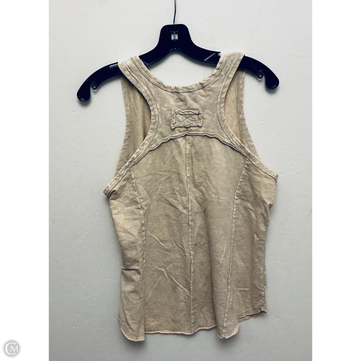 Top Sleeveless Basic By Zenana In Tan, Size: L
