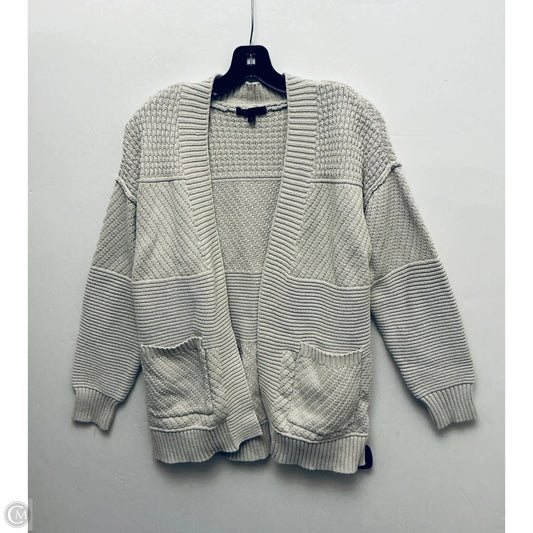Sweater Cardigan Designer By Frye In Cream, Size: M