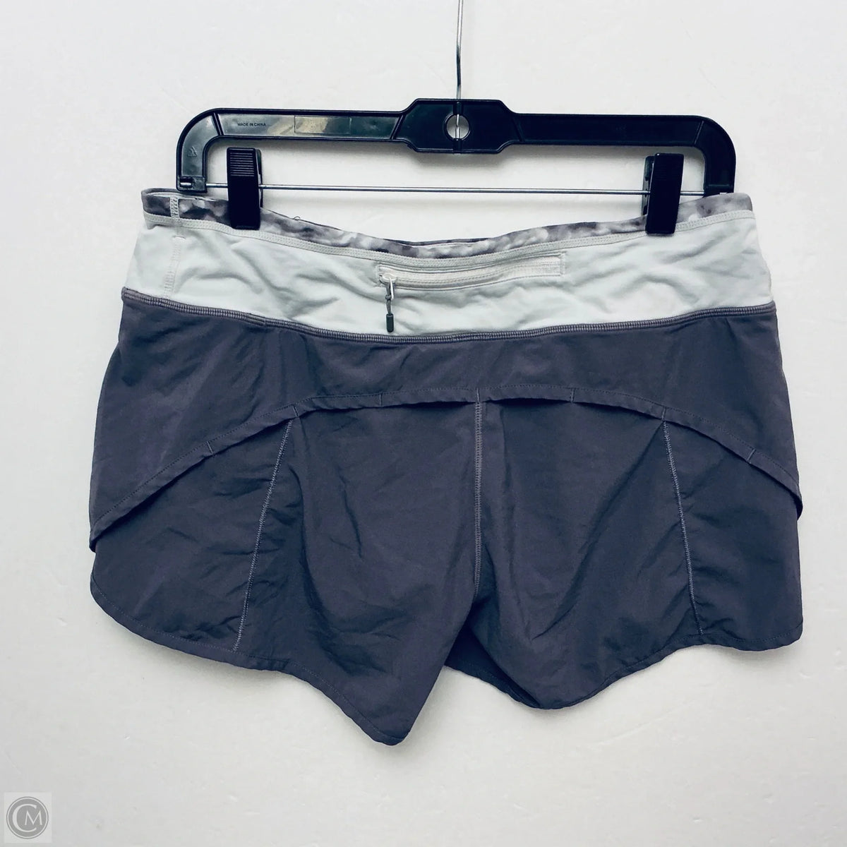 Athletic Shorts By Lululemon In Grey, Size: 8