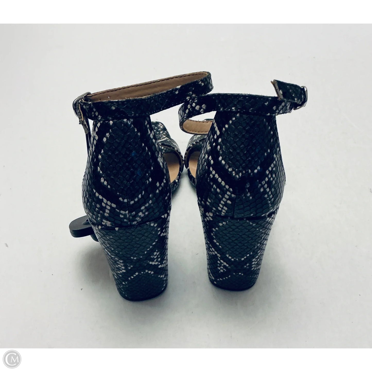 Shoes Heels Block By A New Day In Snakeskin Print, Size: 6.5
