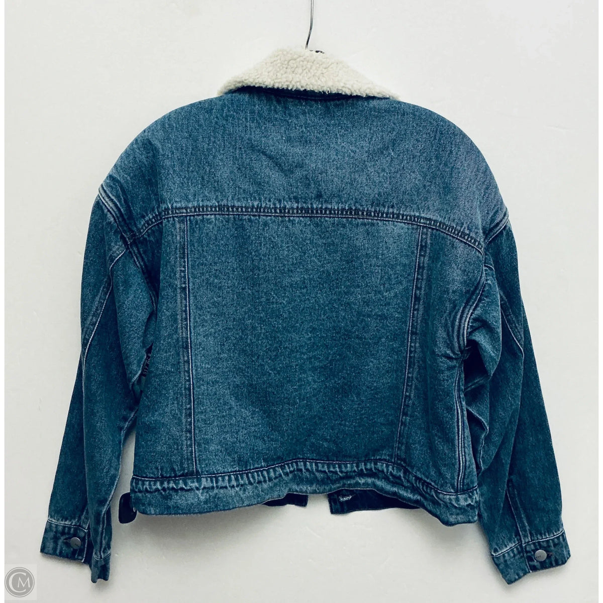 Jacket Denim By Tgla In Blue, Size: M