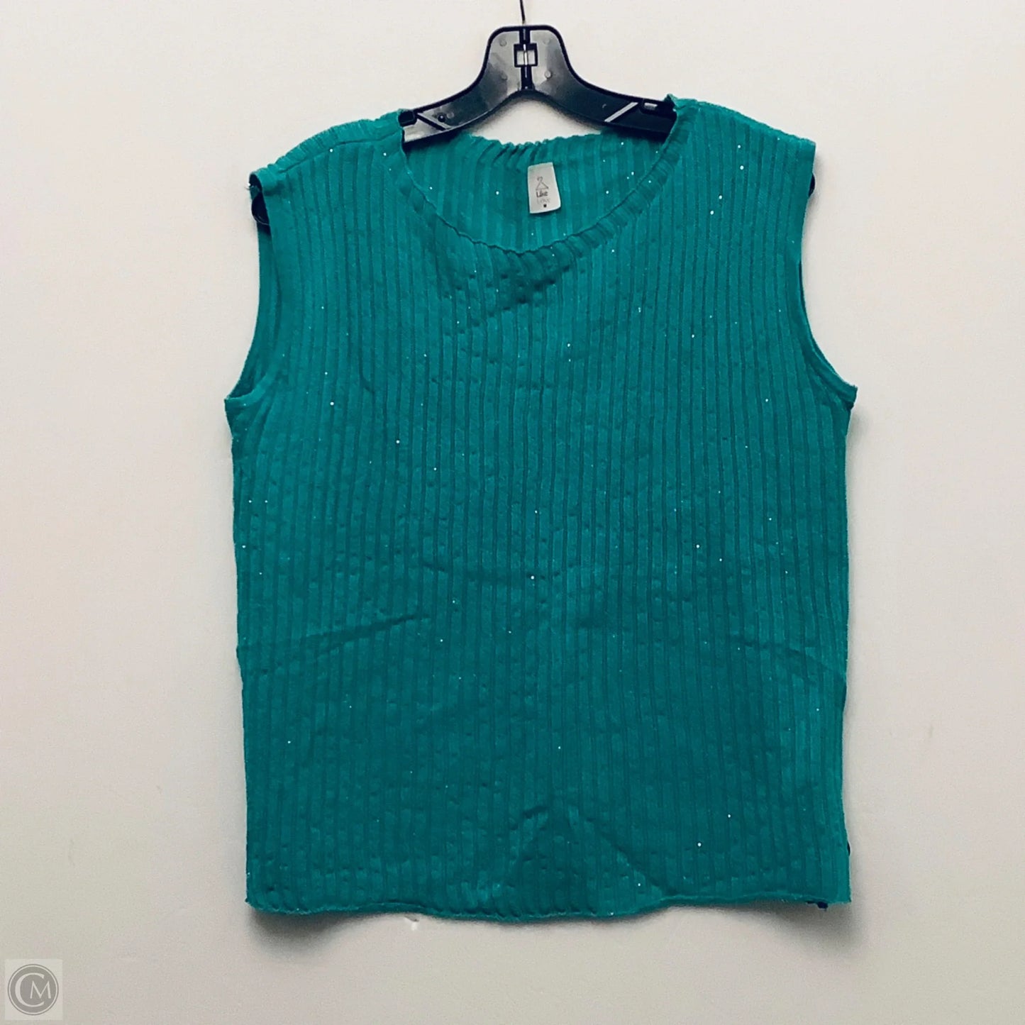Top Sleeveless By Cmc In Teal, Size: Mp