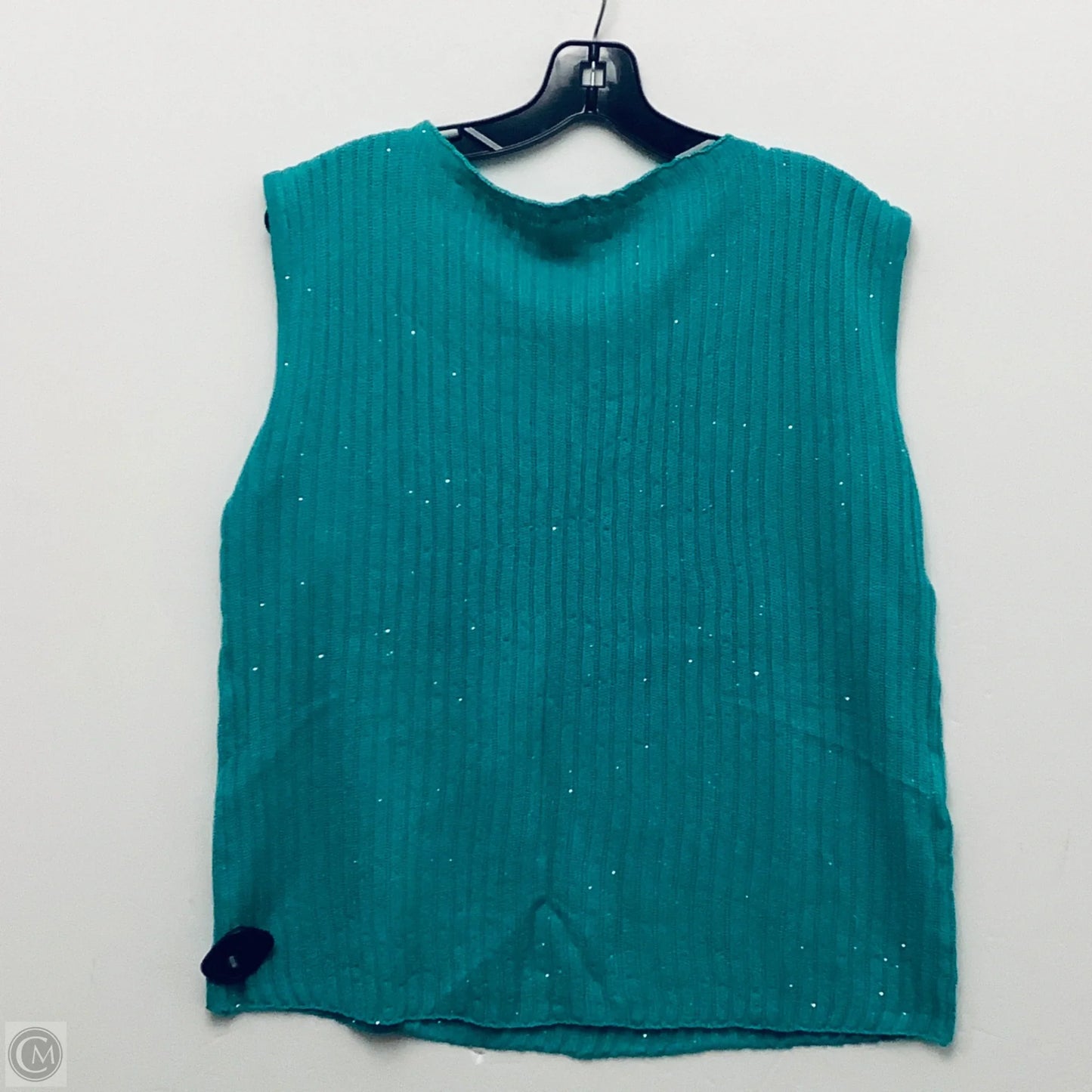 Top Sleeveless By Cmc In Teal, Size: Mp