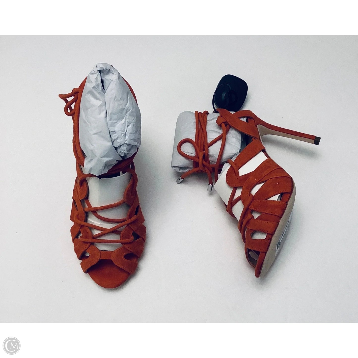 Shoes Heels Stiletto By Banana Republic In Orange, Size: 6