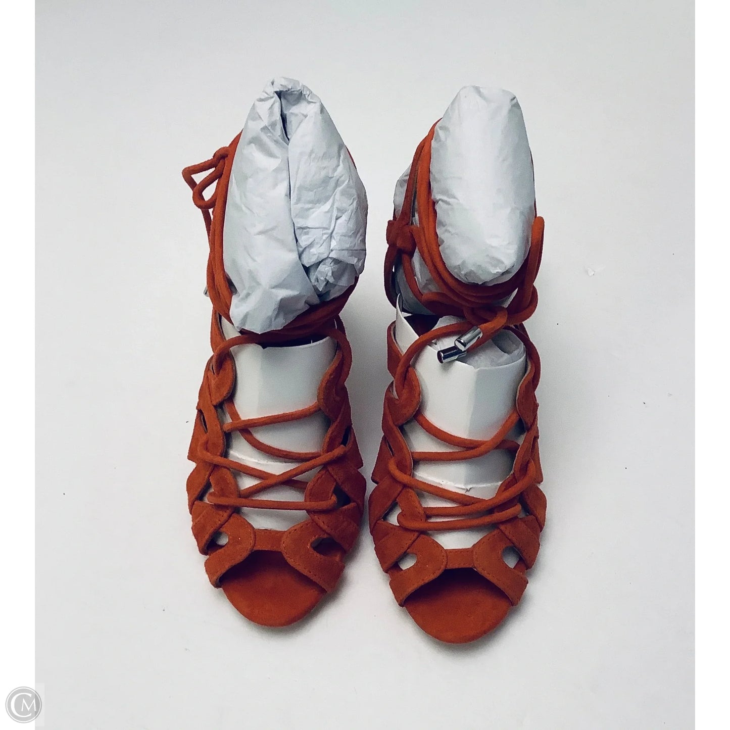 Shoes Heels Stiletto By Banana Republic In Orange, Size: 6