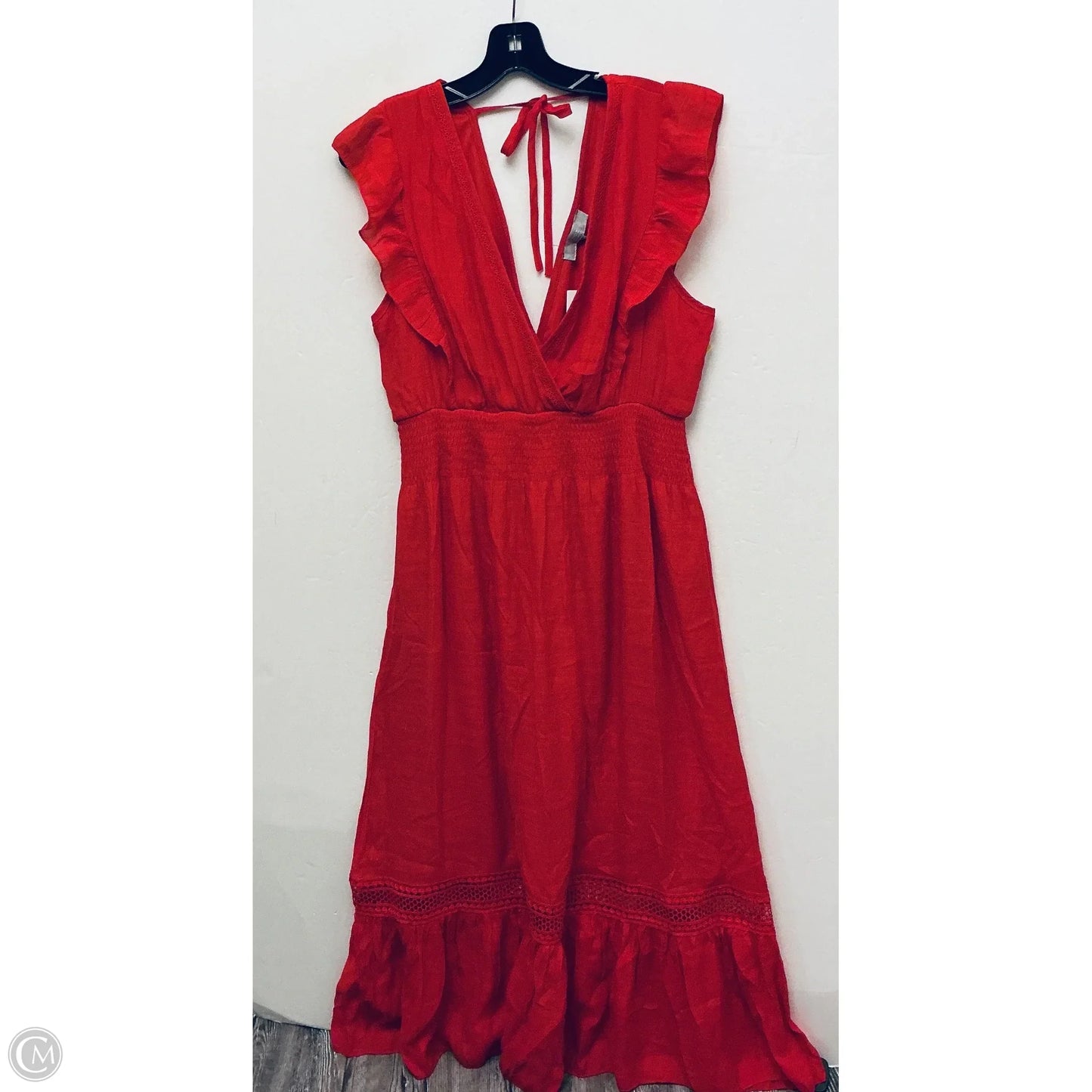 Dress Casual Maxi By Clothes Mentor In Red, Size: Xl
