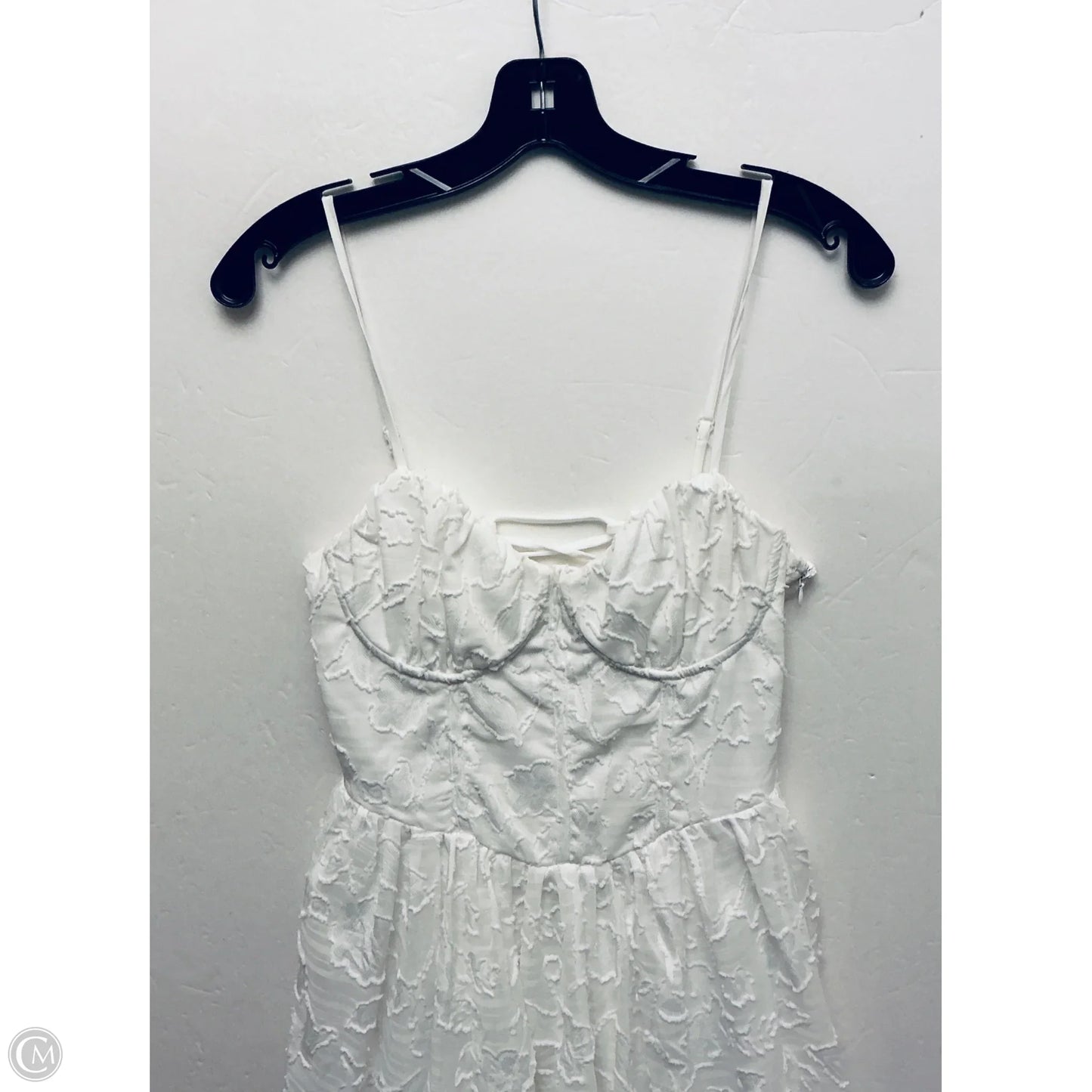 Dress Casual Midi By Clothes Mentor In White, Size: S