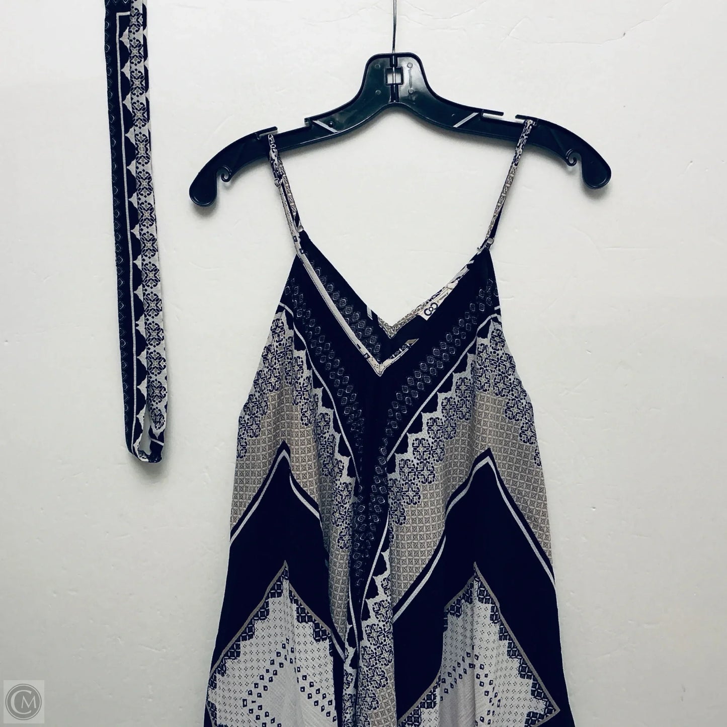 Top Sleeveless By Clothes Mentor In Black & Grey, Size: 2x
