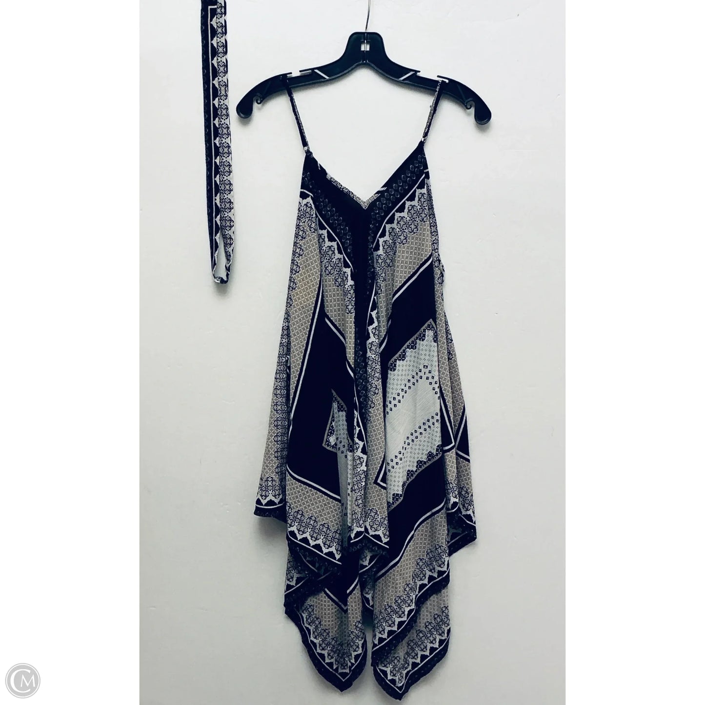 Top Sleeveless By Clothes Mentor In Black & Grey, Size: 2x