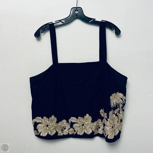 Top Sleeveless By Banana Republic In Black, Size: Xl