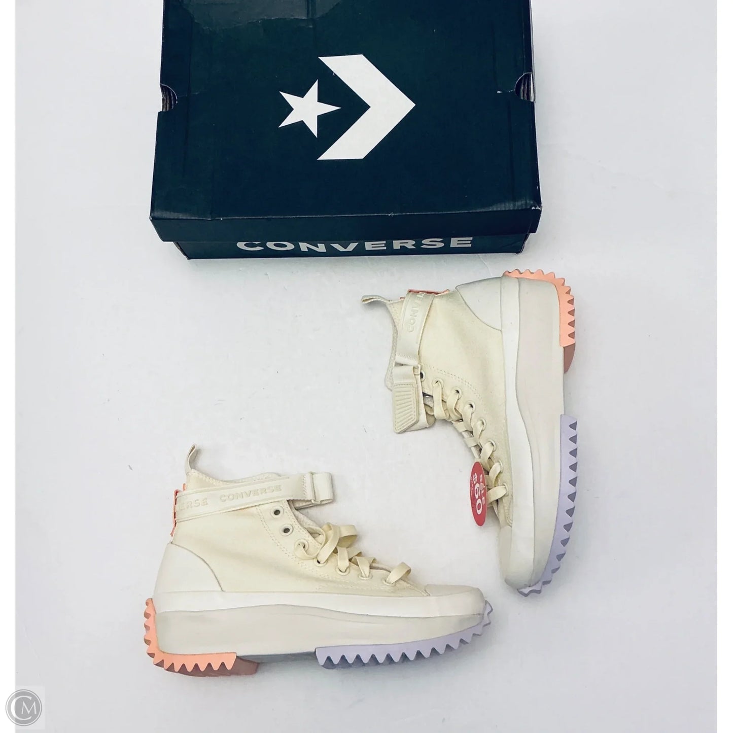 Shoes Heels Platform By Converse In Cream, Size: 7.5