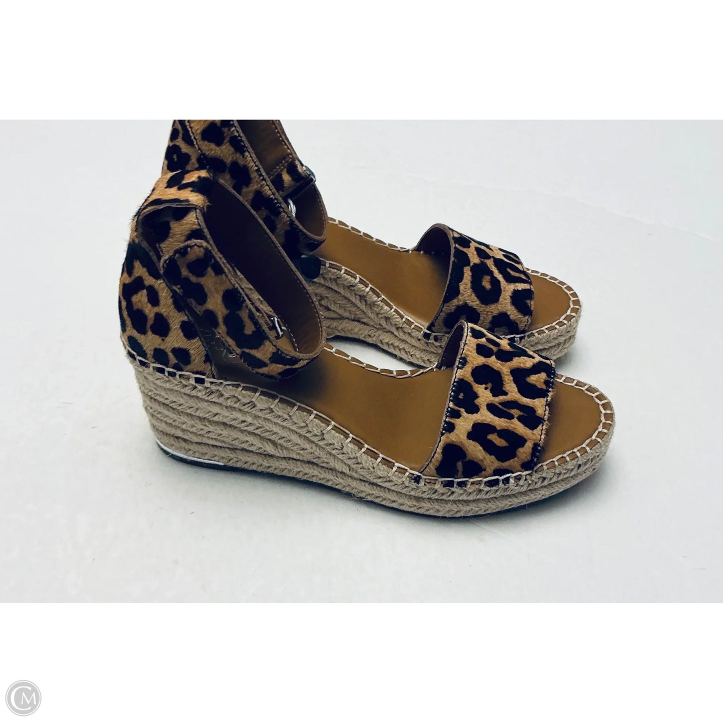 Shoes Heels Wedge By Franco Sarto In Animal Print, Size: 8