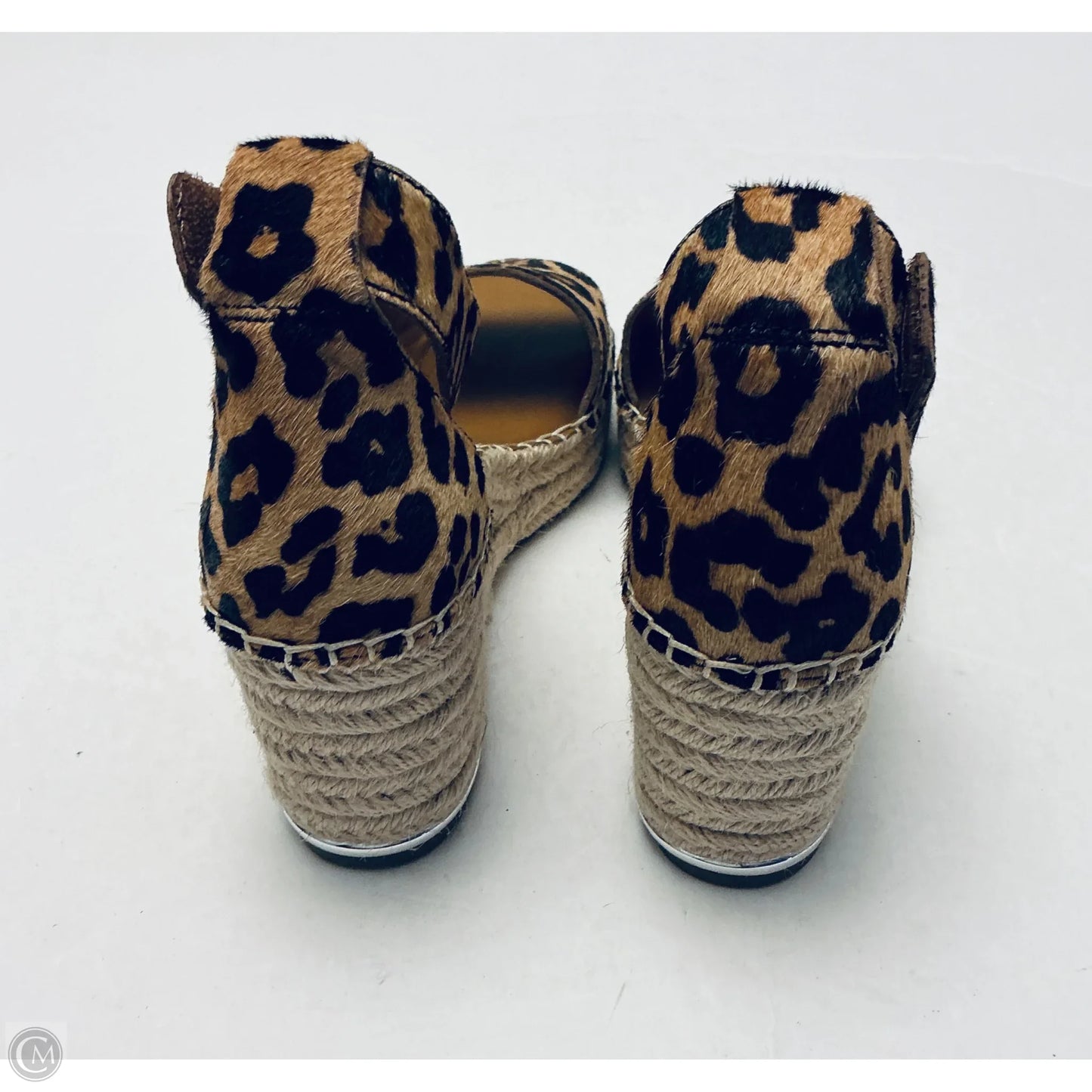 Shoes Heels Wedge By Franco Sarto In Animal Print, Size: 8