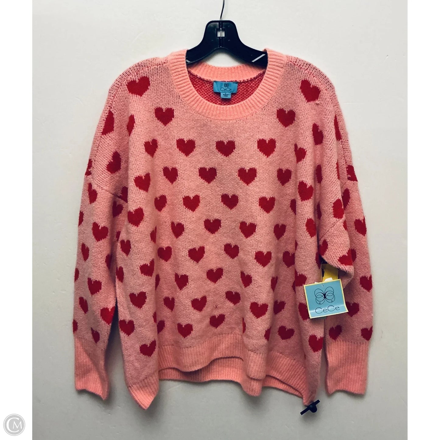 Sweater By Cece In Pink, Size: L