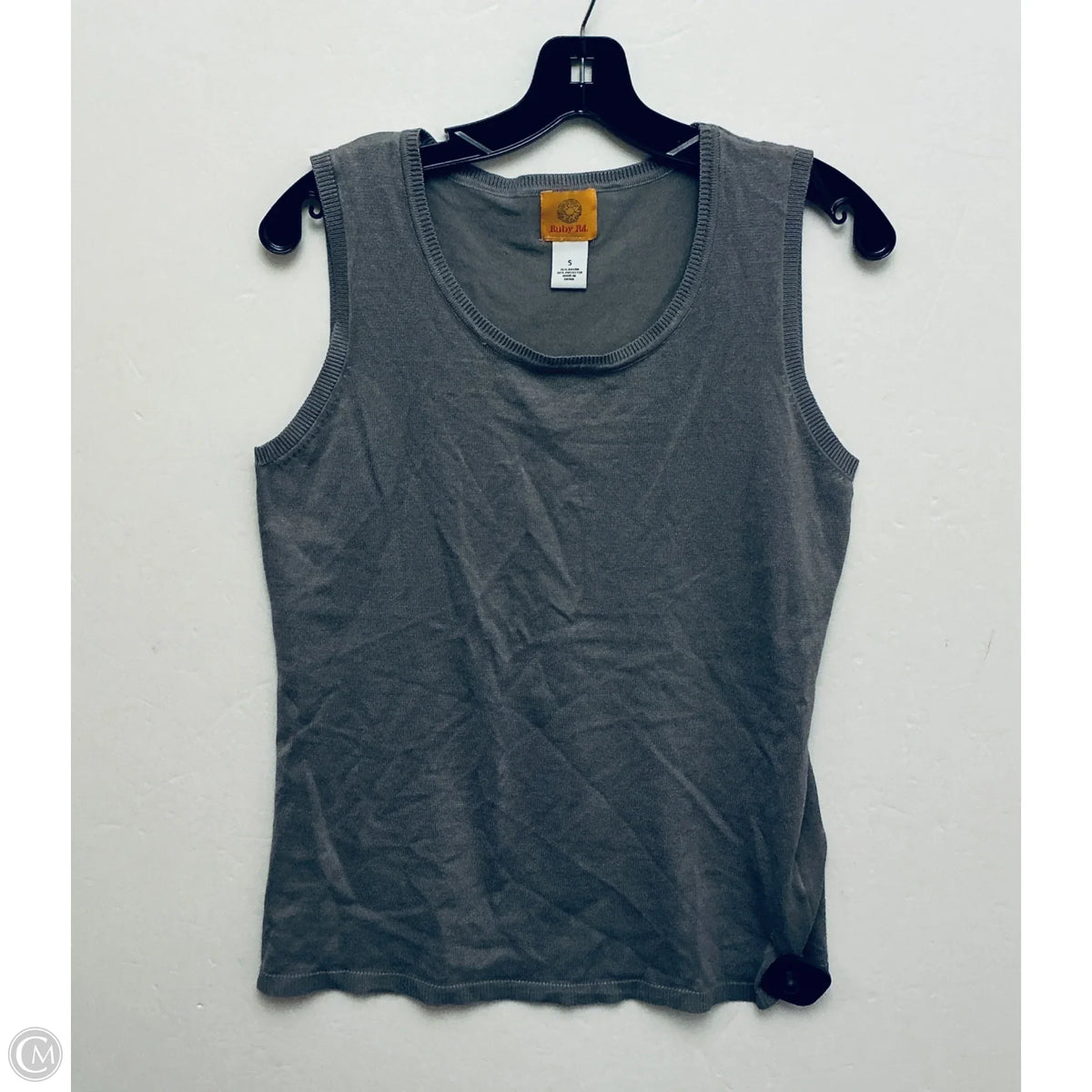 Top Sleeveless Basic By Ruby Rd In Grey, Size: S