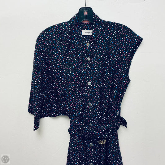 Dress Designer By Coach In Polkadot Pattern, Size: 0