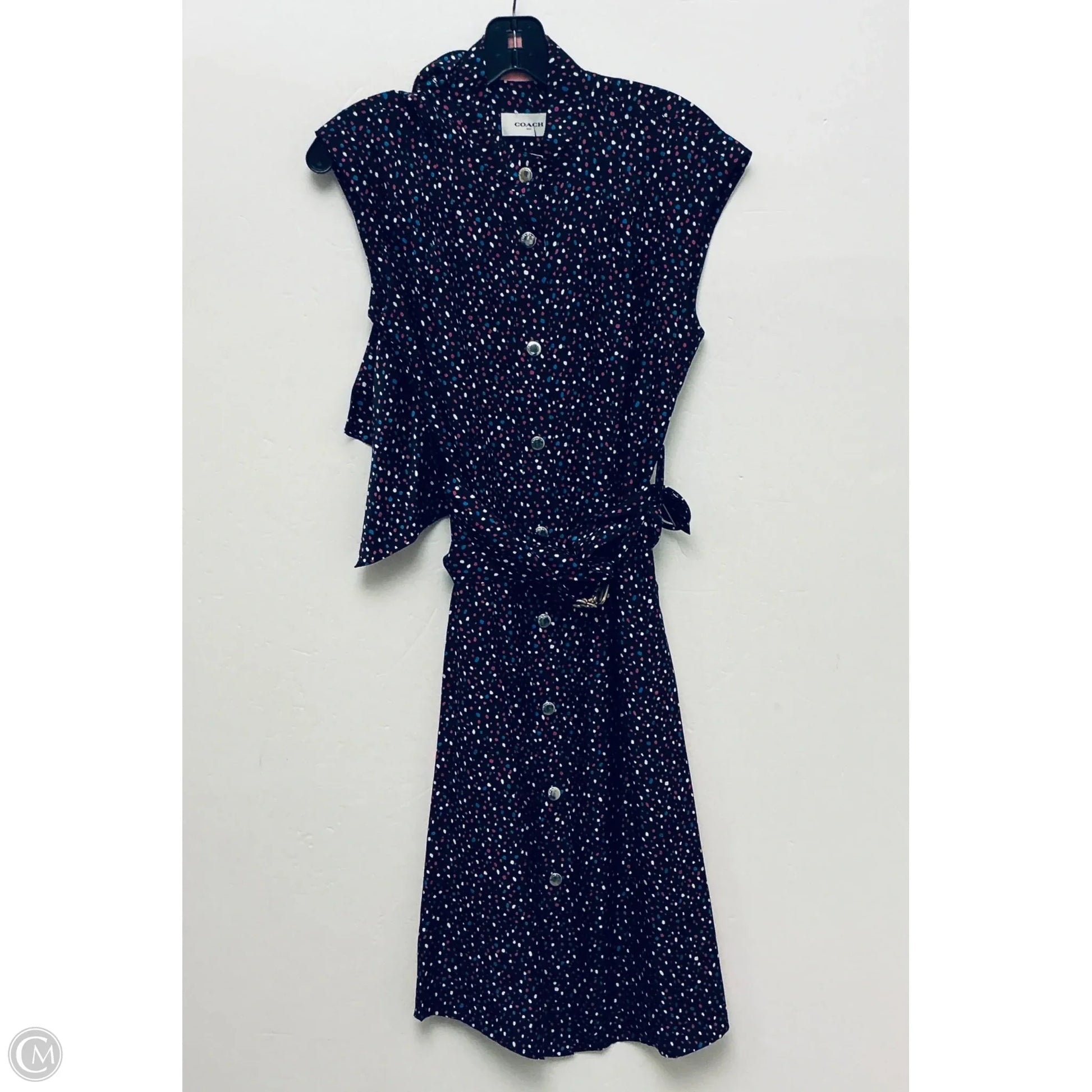 coach short sleeve dress COACH Printed Shirt Dress - Women's Dresses - Brown/multi