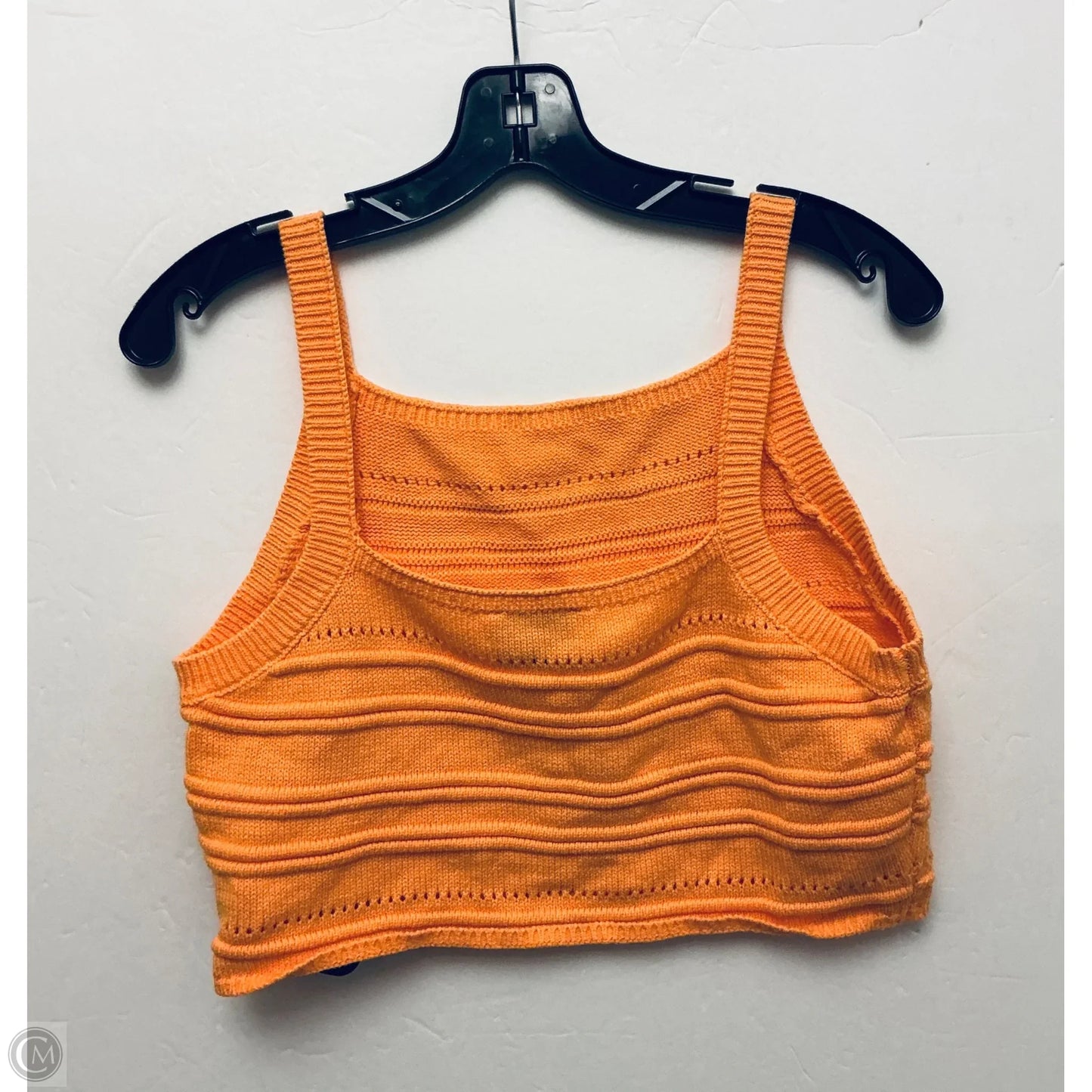 Top Sleeveless By Freshman In Orange, Size: L