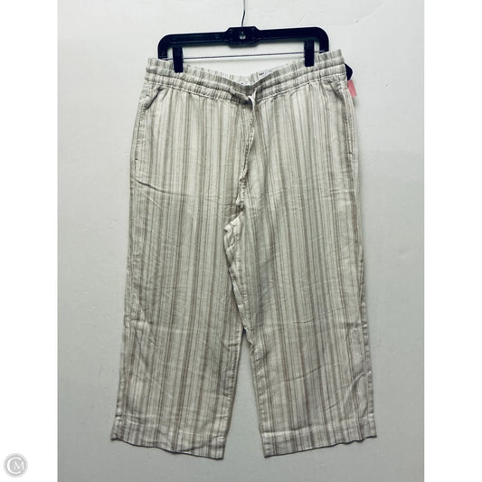 Pants Linen By Sonoma In Beige, Size: Lp