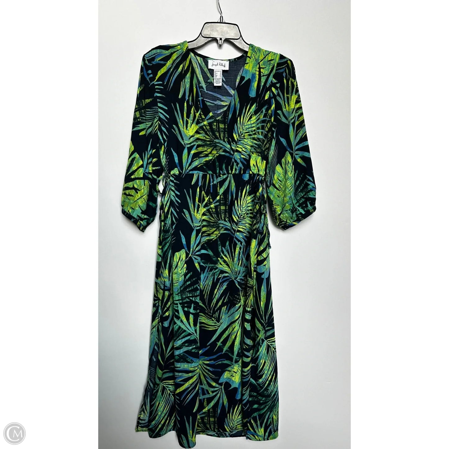 Dress Casual Maxi By Joseph Ribkoff In Blue & Green, Size: M