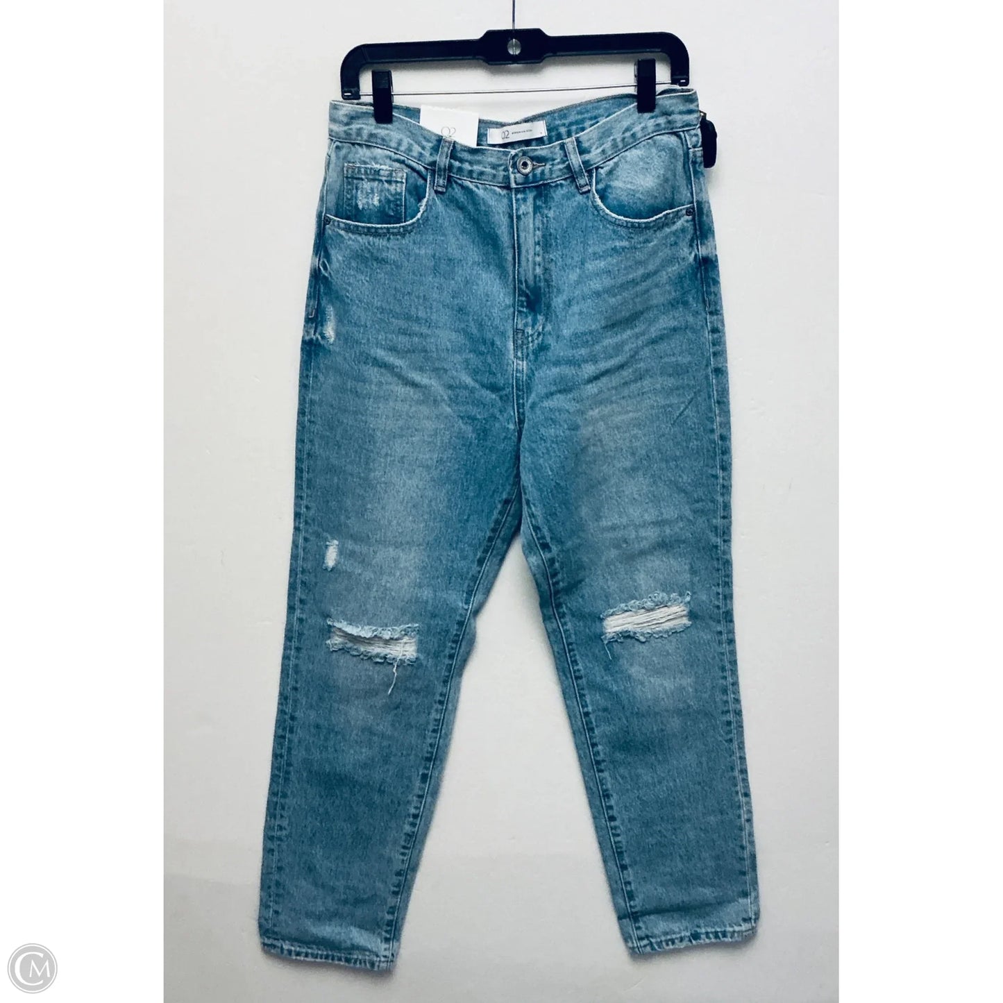 Jeans Straight By Clothes Mentor In Blue Denim, Size: L