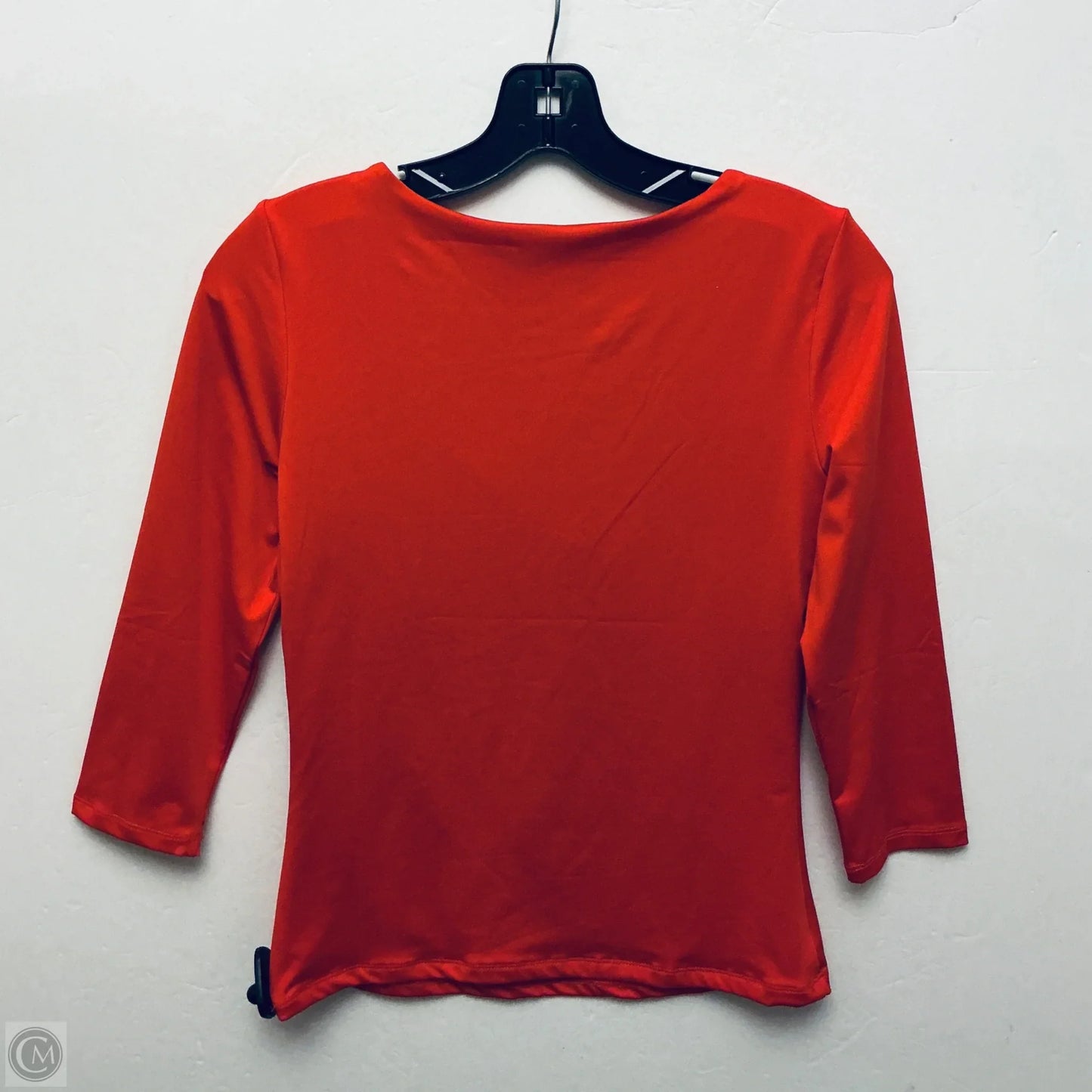 Top Long Sleeve Basic By Boston Proper In Red, Size: Xs