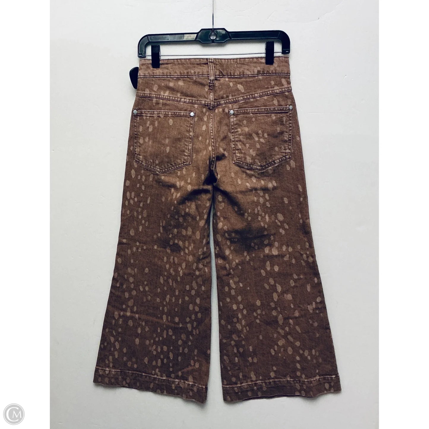 Jeans Wide Leg By Pilcro In Brown, Size: 2