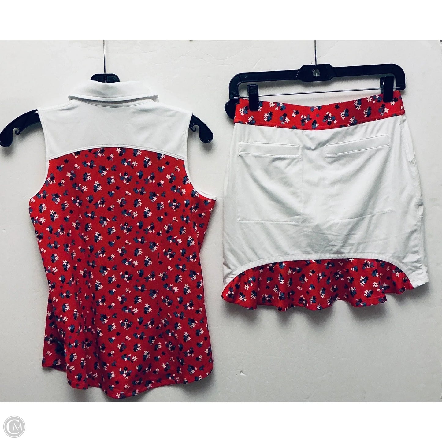 Skirt Set 2pc By Clothes Mentor In White, Size: Xxs