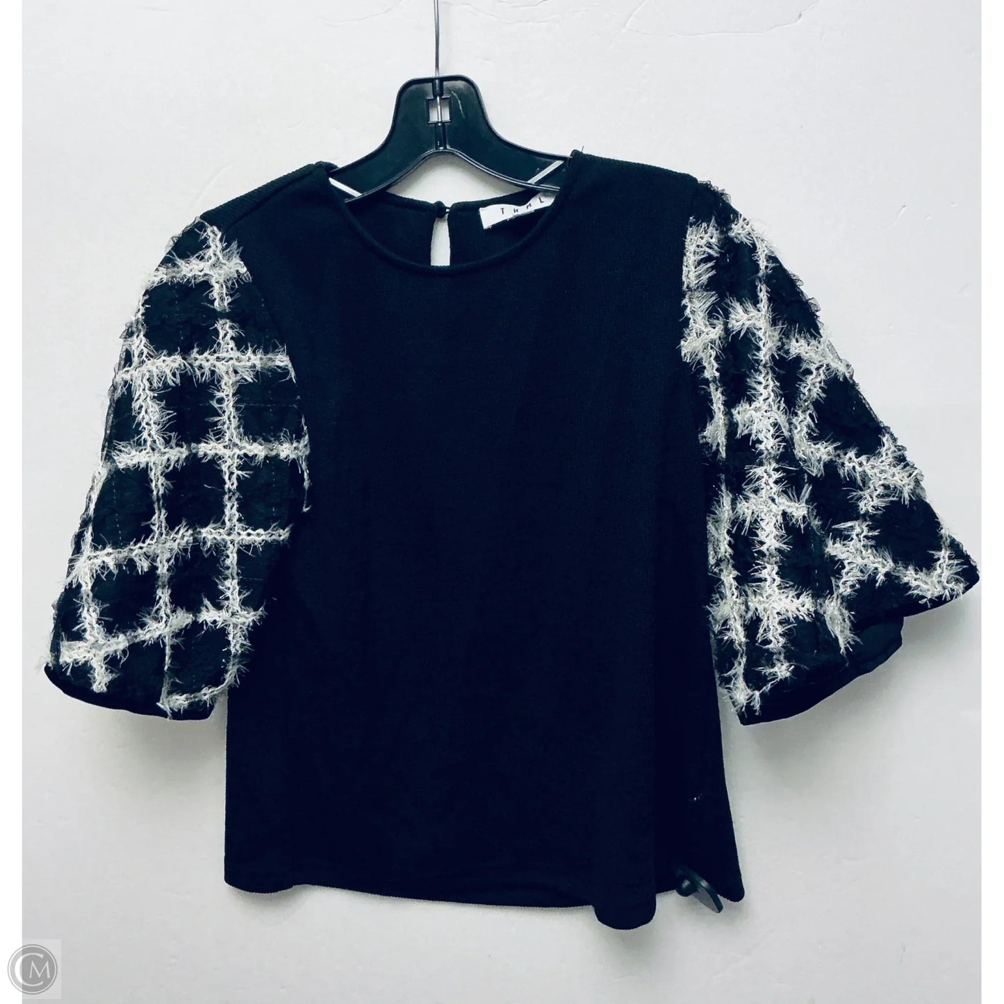 Top Short Sleeve By Thml In Black, Size: Xs