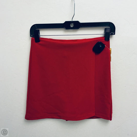 Skort By Boston Proper In Red, Size: Xxs