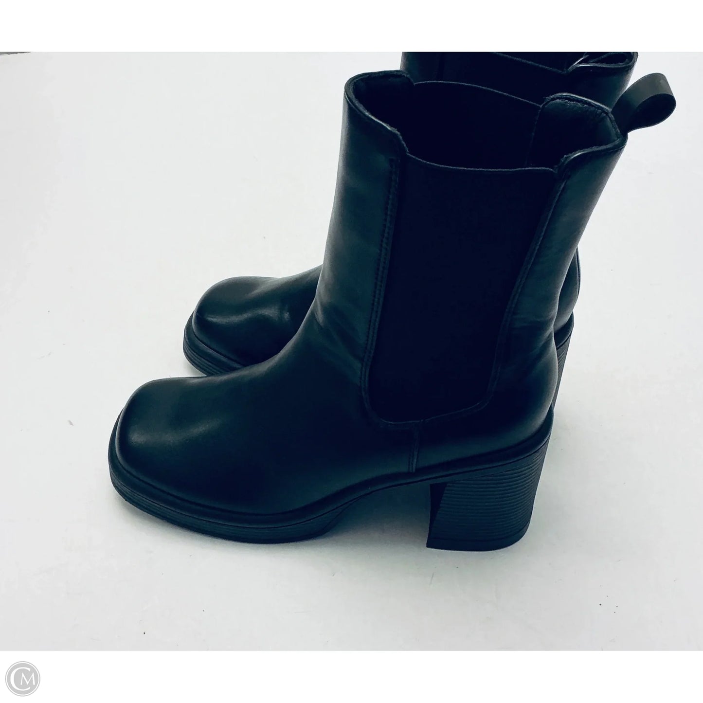 Boots Ankle Heels By Shoedazzle In Black, Size: 7