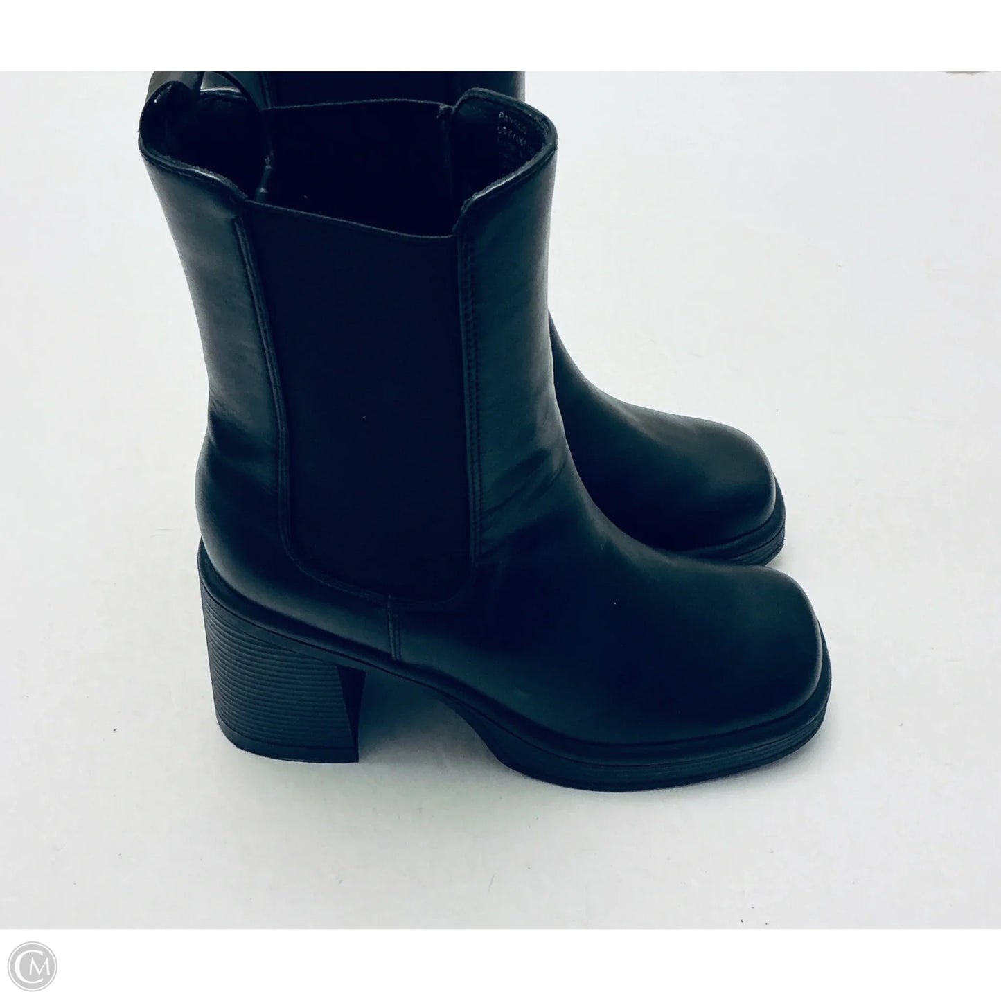 Boots Ankle Heels By Shoedazzle In Black, Size: 7