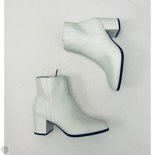 Boots Ankle Heels By Madden Girl In White, Size: 8.5