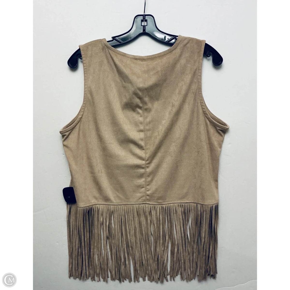 Top Sleeveless Basic By Shyanne In Tan, Size: Xl